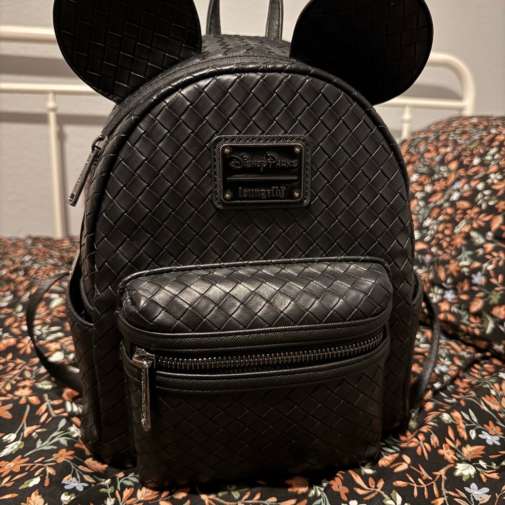 Loungefly Black woven Backpack